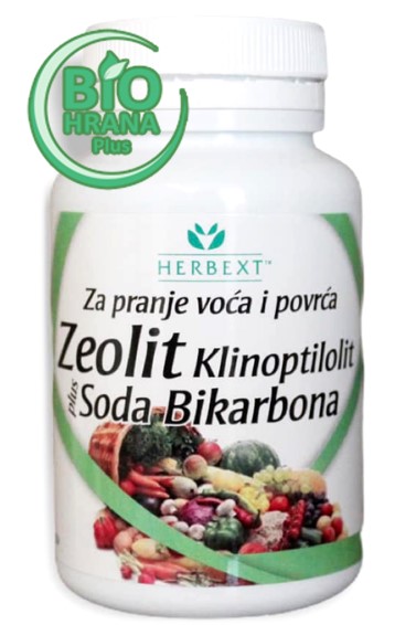 Herbext  zeolit +soda bikarbona za pranje voca 250
